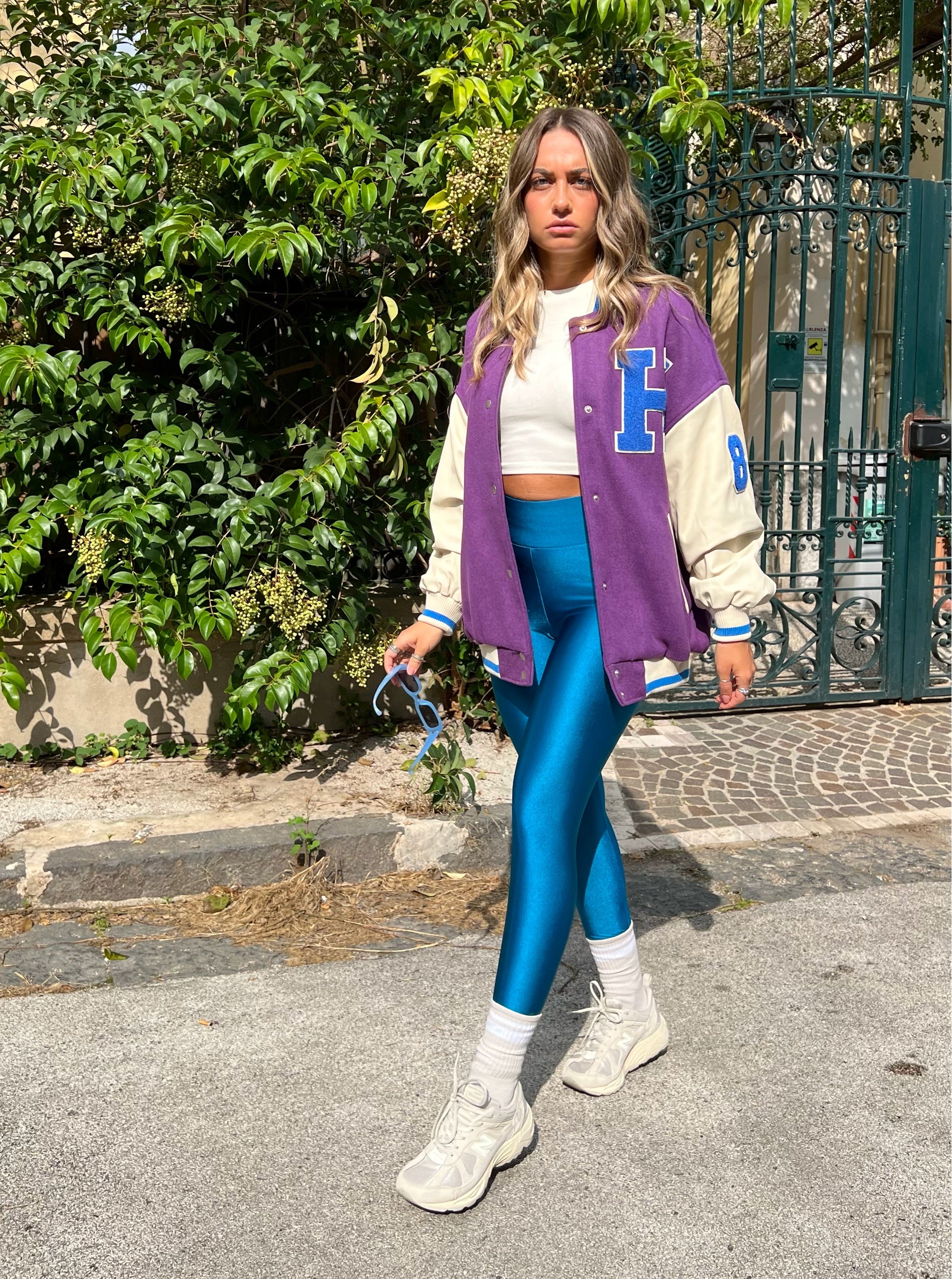 Leggings Eco Petrolio